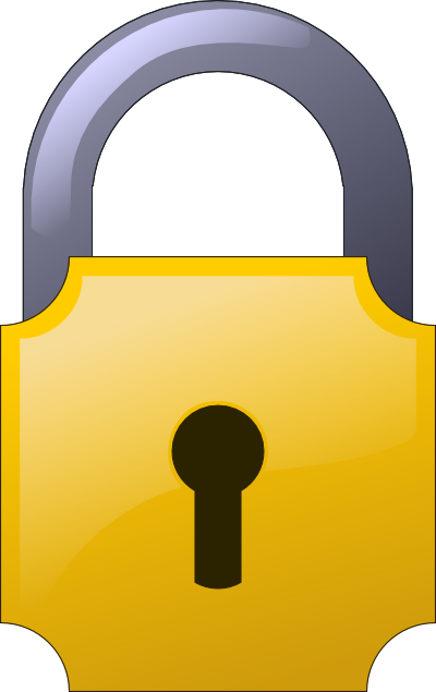 Lock - Clipart - Lock Clip Art (400x635)