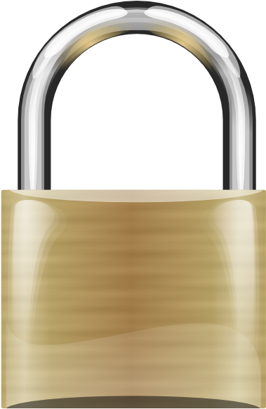 Lock Clip Art At Clker Com Vector Clip Art Online Royalty - Padlock Png (528x594)