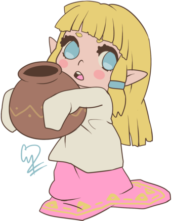 Child Zelda By Frauleincoriolis - Princess Zelda Child (400x458)