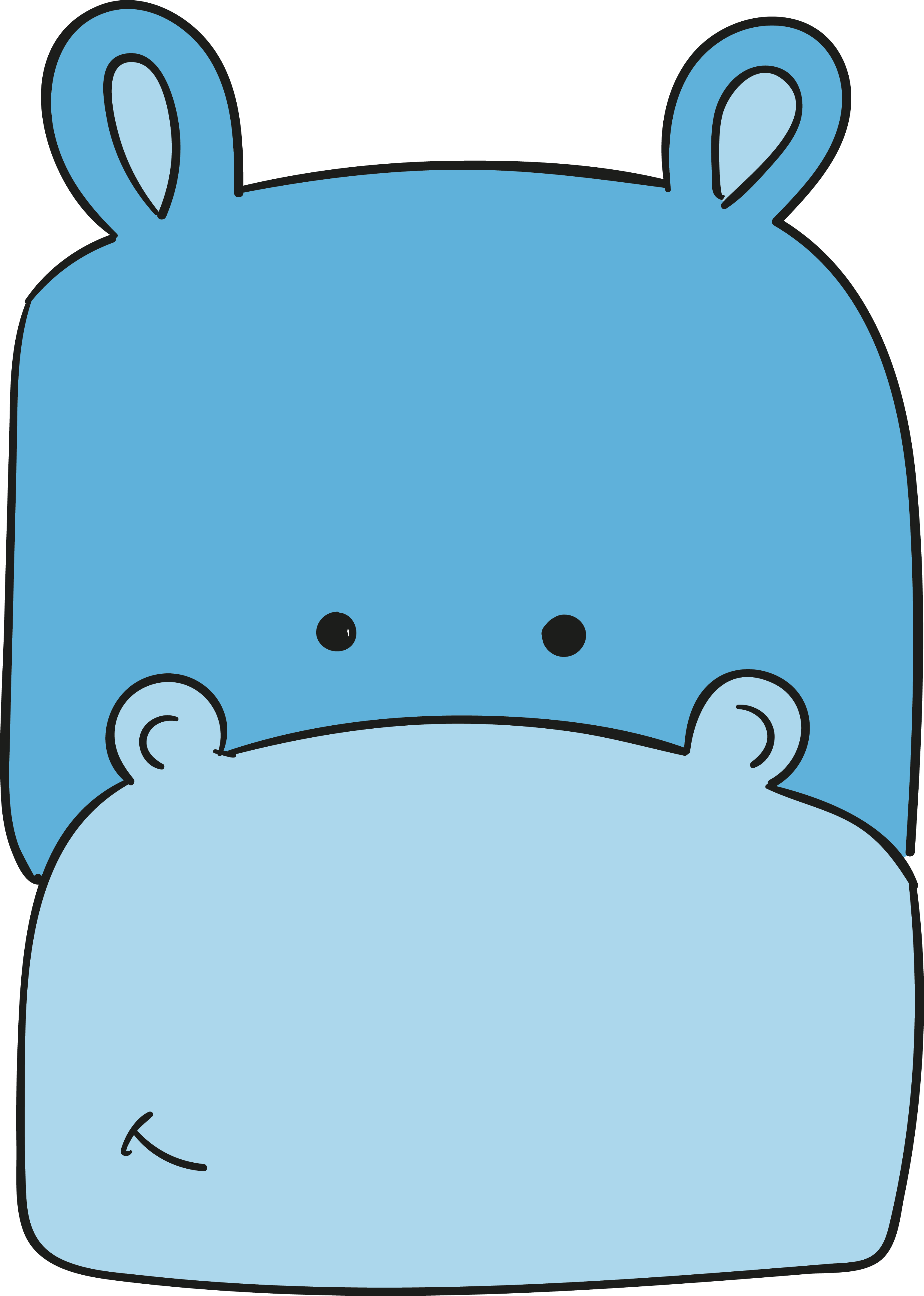 Hippopotamus Clip Art - Hippopotamus (3077x4315)