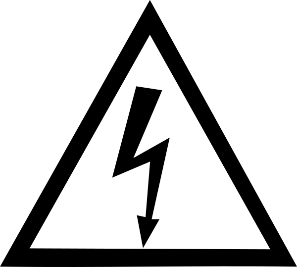 High Voltage Clip Art (600x539)