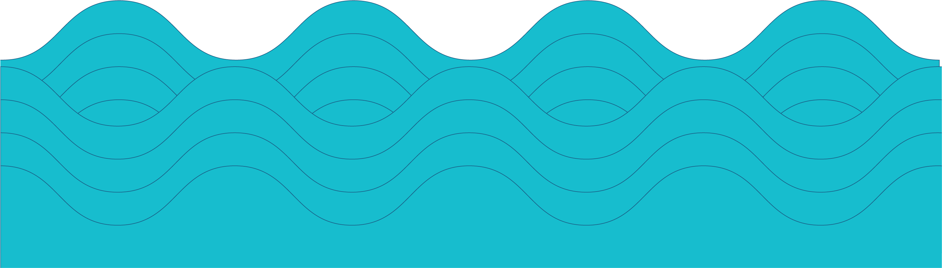 Cartoon Mountain Water - Illustration (3444x1344)