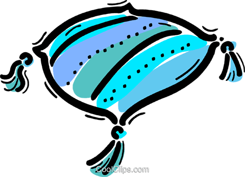 Cushions And Pillows Royalty Free Vector Clip Art Illustration - Cushions And Pillows Royalty Free Vector Clip Art Illustration (480x346)