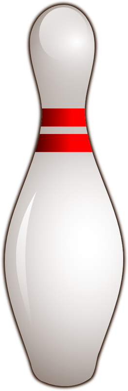 Bowling Pin Png - Bowling Pin Clipart Png (263x800)