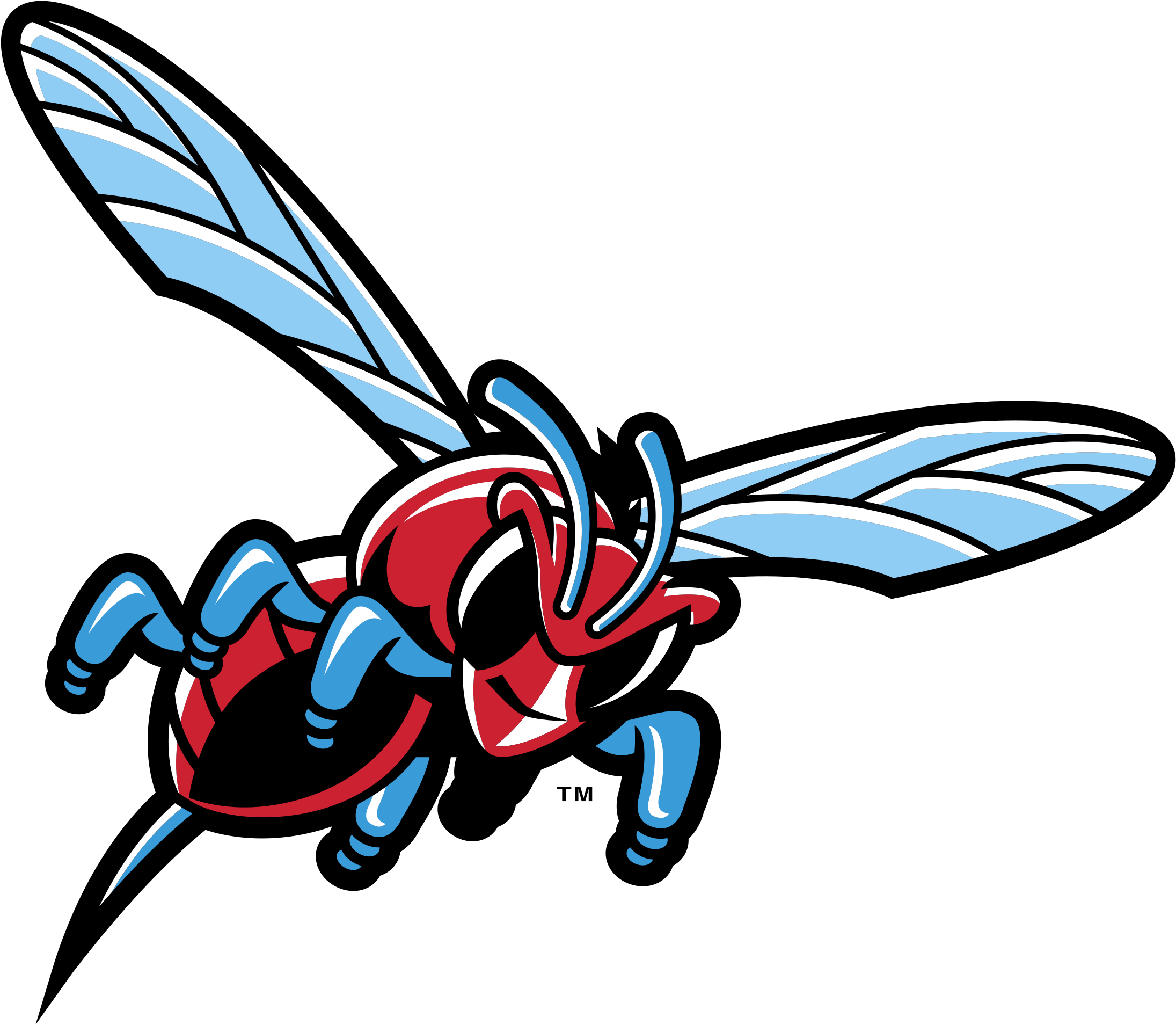 Delaware State Hornets Logo Black And White - Delaware State University Hornet (2400x2400)