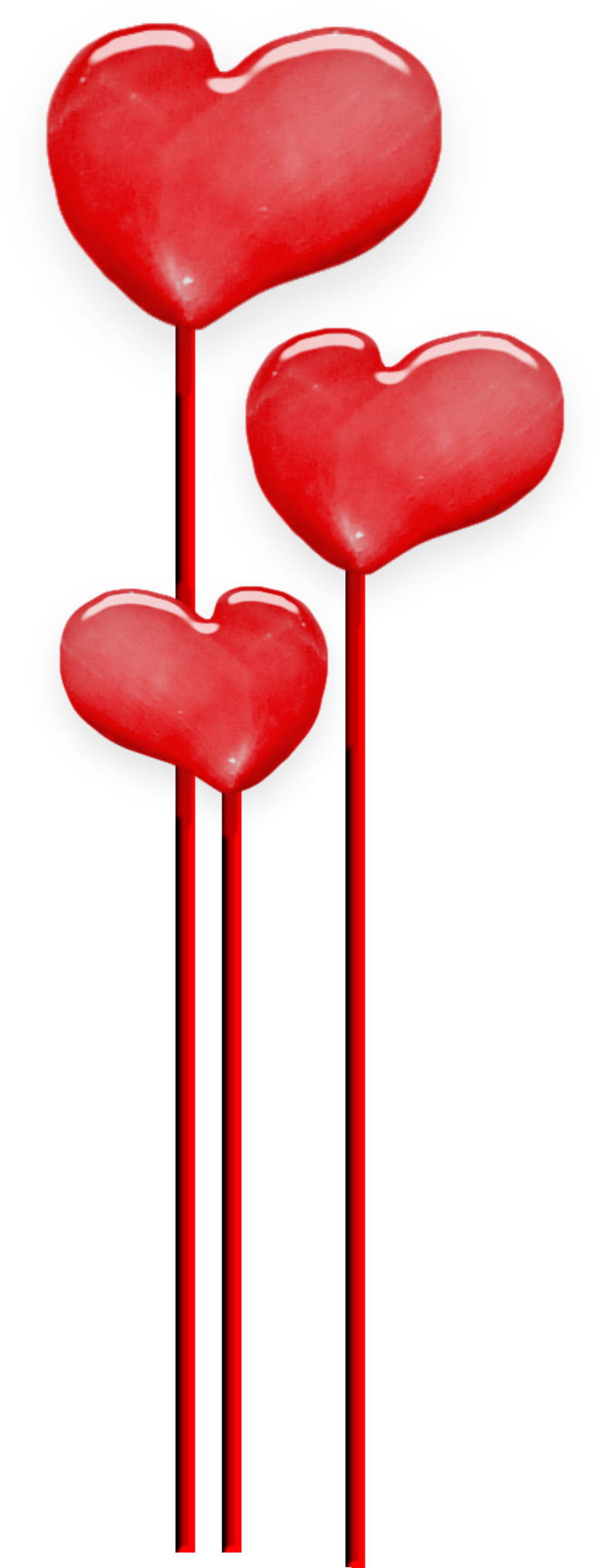 Red Heart Clip Art Portable Network Graphics Image - Portable Network Graphics (973x2520)