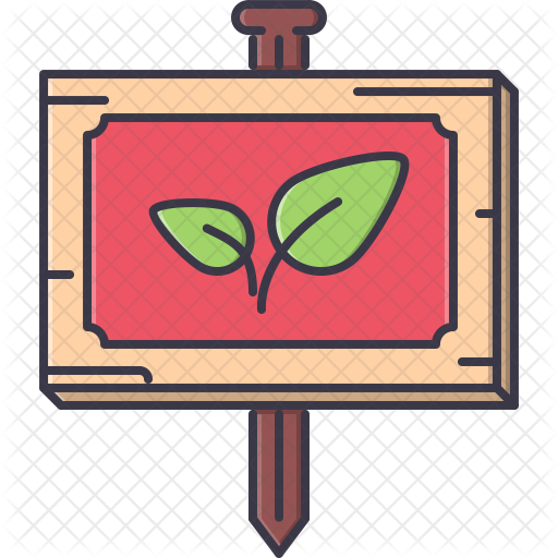 Garden Sign Icon - Sign (512x512)