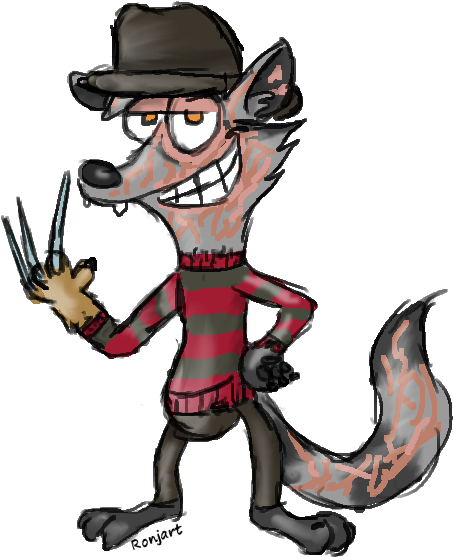 Coonz- Freddy Krueger By Nuttycoon - Cartoon (600x600)