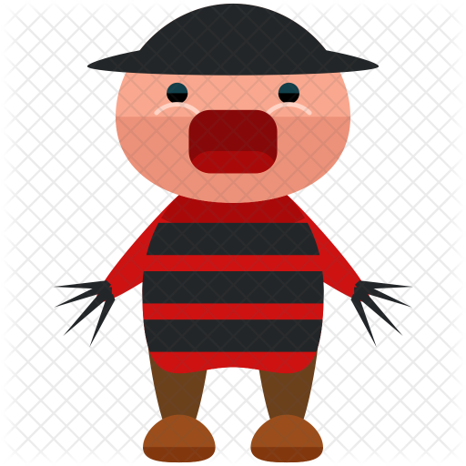 Freddy Kruger Icon - Cartoon (512x512)