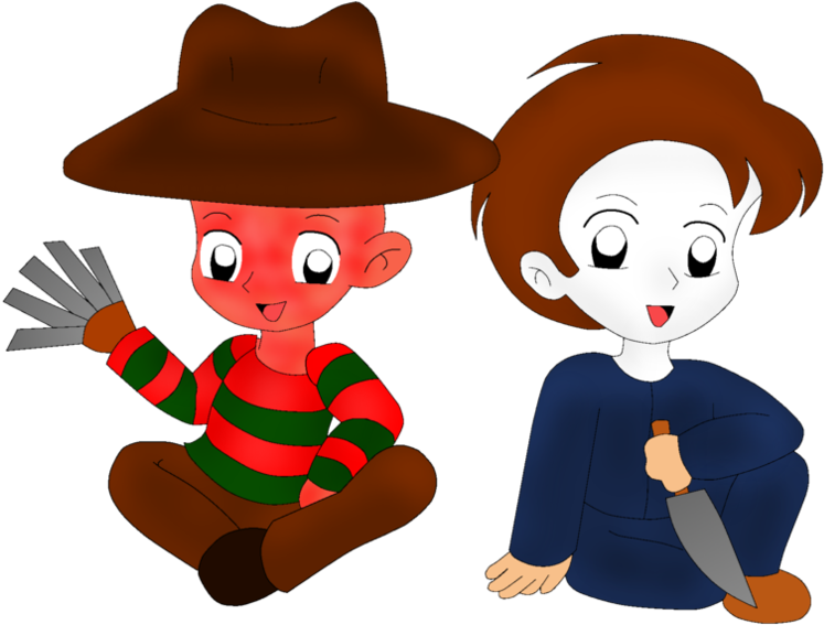 Freddy And Michael By Chicktristen94 - Cartoon (1016x786)