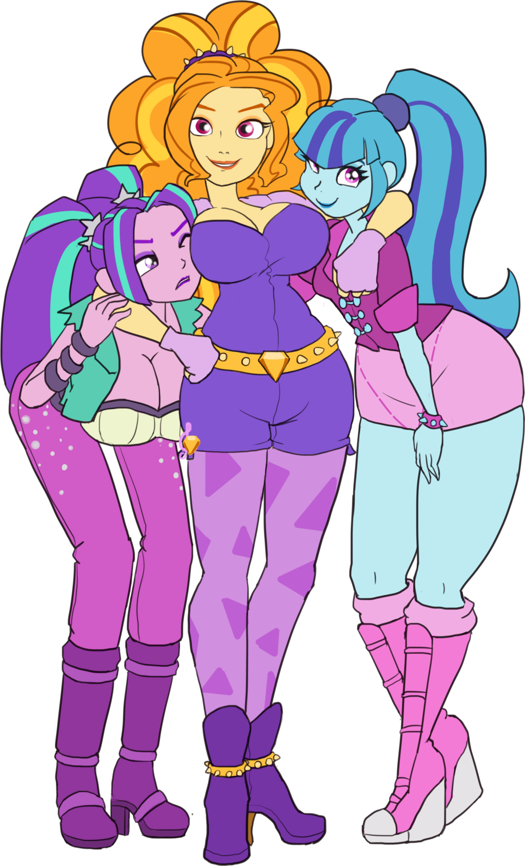 Babscon 2017 Assets - Mlp Dazzlings Human (1024x1689)