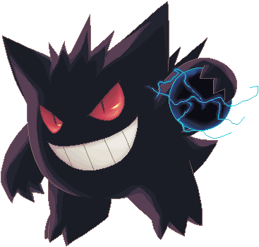 No Caption Provided - Gengar Png (367x351)