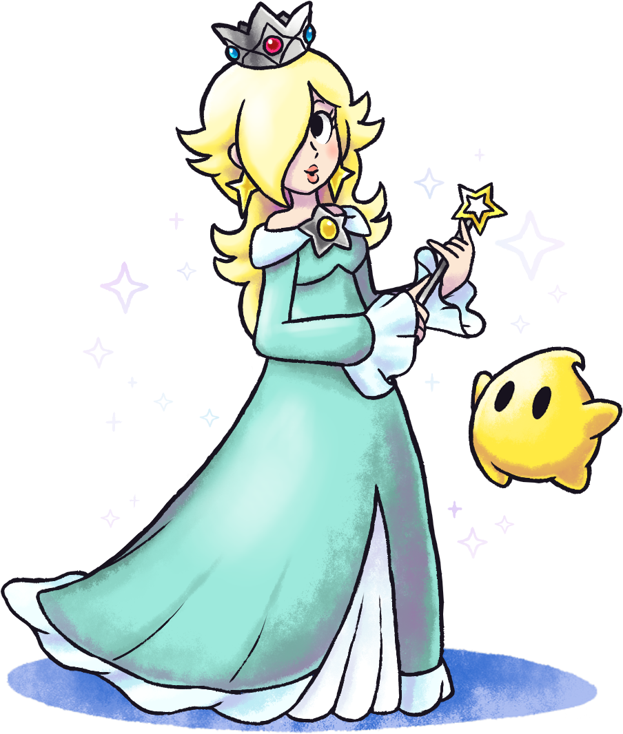 Mario Luigi - Mario And Luigi Rosalina (920x1070)