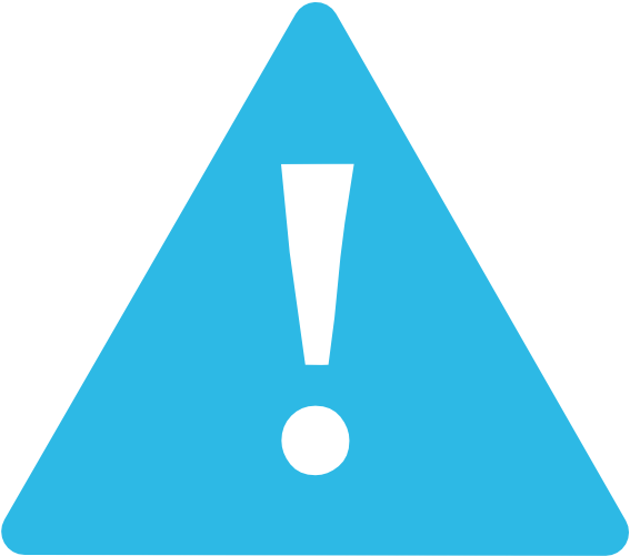 Light Blue Warning Sign Clip Art Vector Online Royalty - Blue Triangle (600x534)