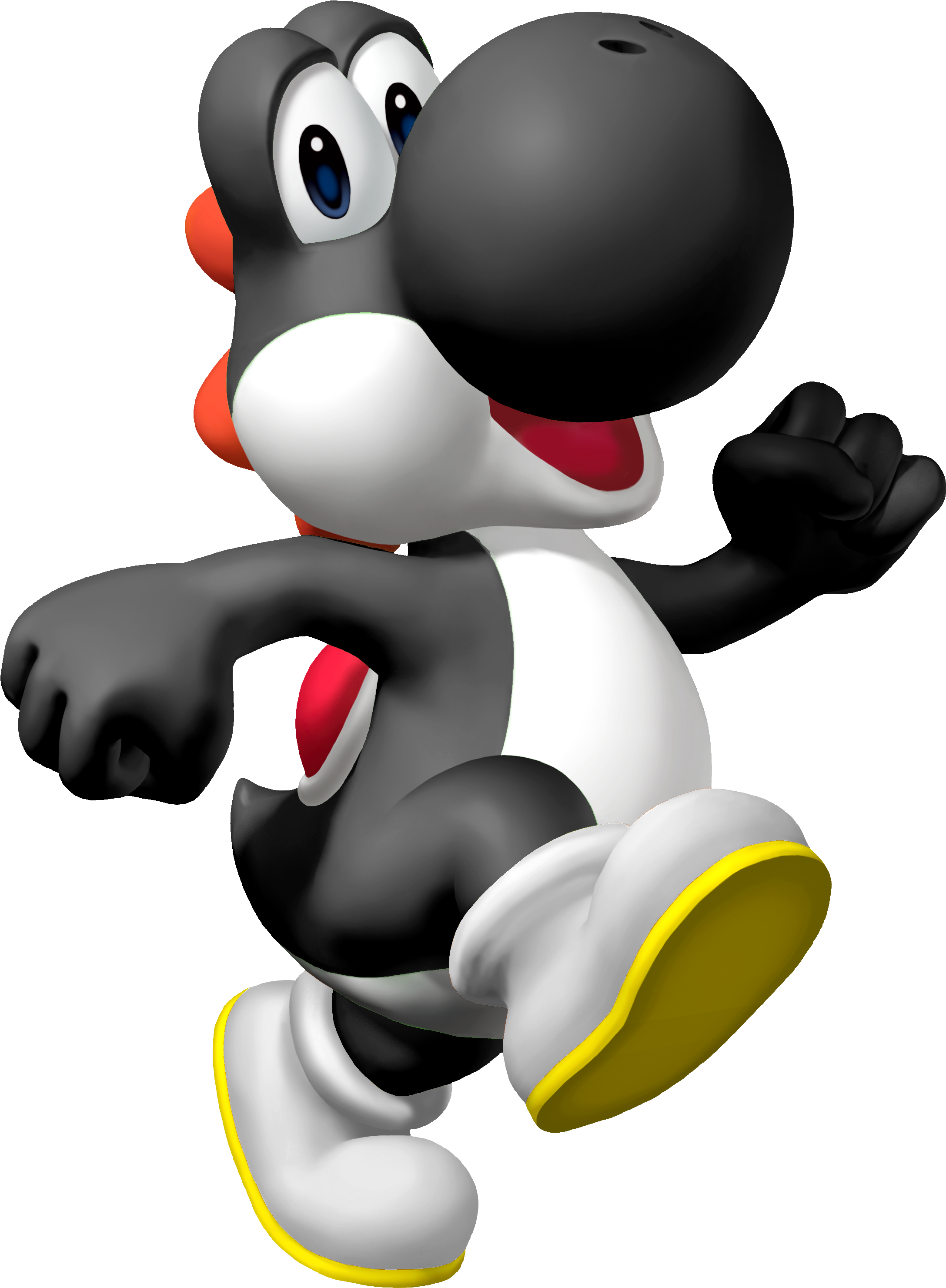 Image - Super Mario Black Yoshi (2318x3075)