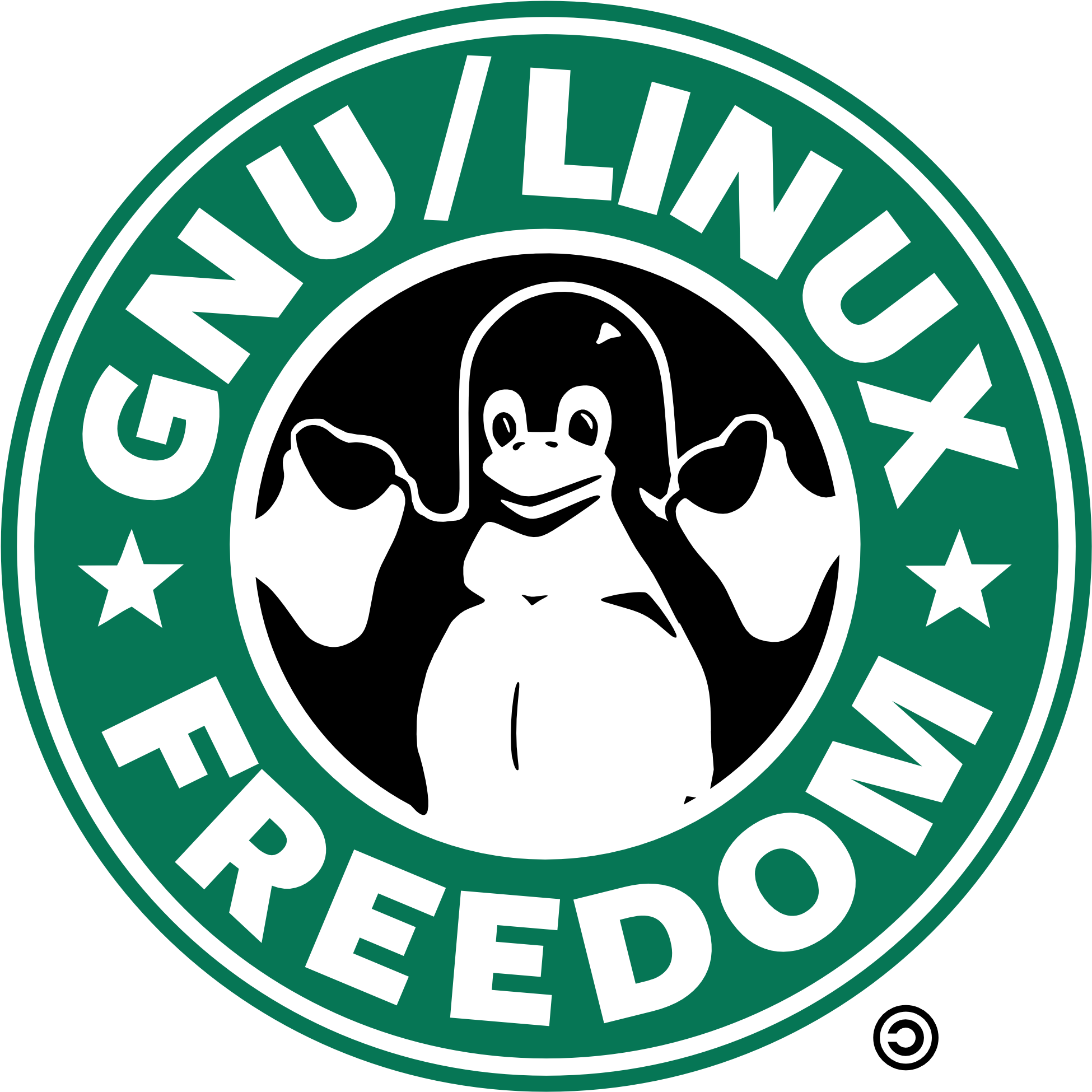 Frappacino Starbucks Logo Clipart - Tux Linux Png (1979x1983)