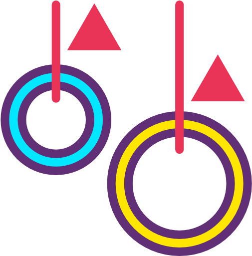 Rings Free Icon - Black And White Patterns (512x512)