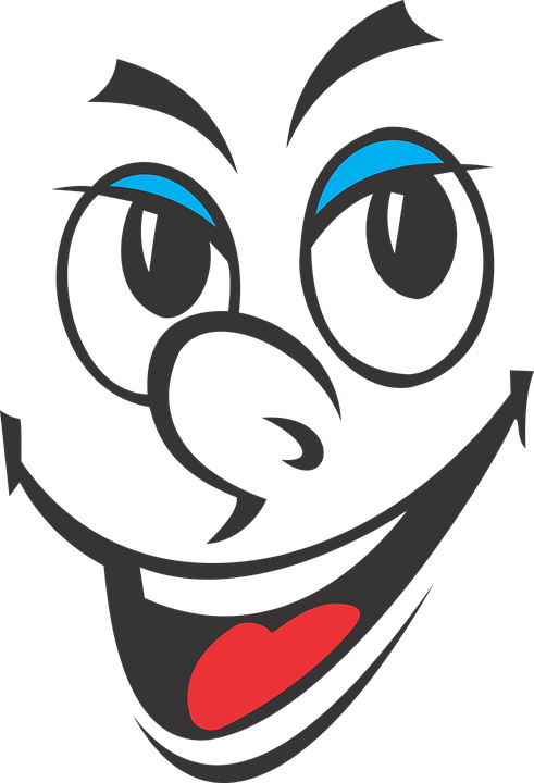 Funny Cartoon Face 22, Buy Clip Art - Cartoon Face Png (491x720)
