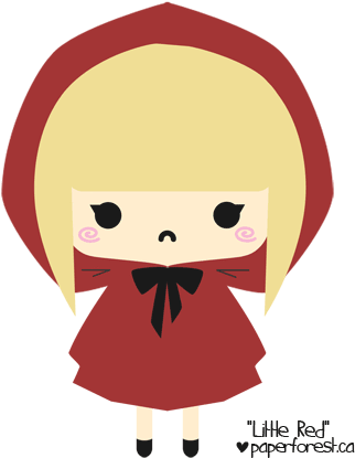 Decided To Do A Simple Animation Of The Little Red - Red Riding Hood Animation (500x500)