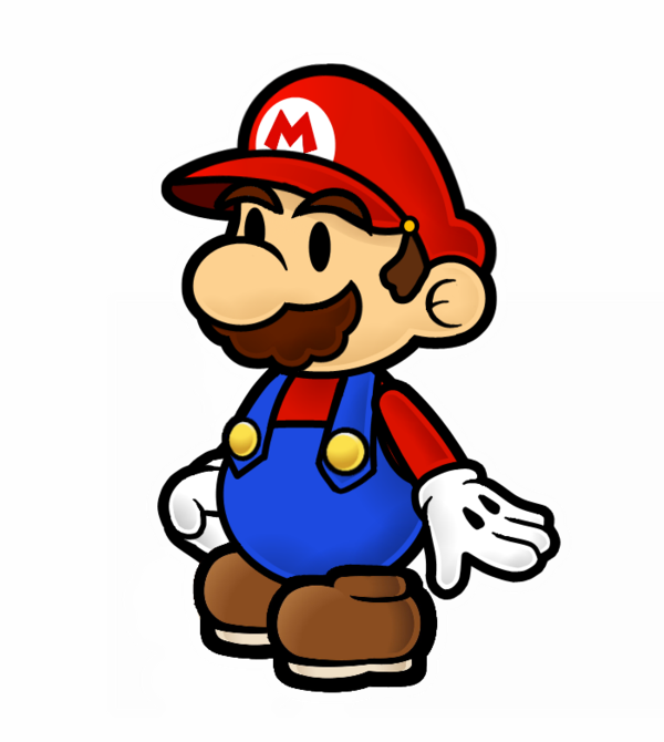 Chibis Mario Bros Png (600x670)