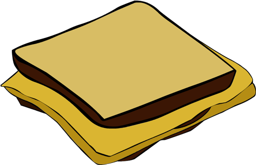 Cheese Sandwich Clipart - Cheese Sandwich Clipart (600x630)