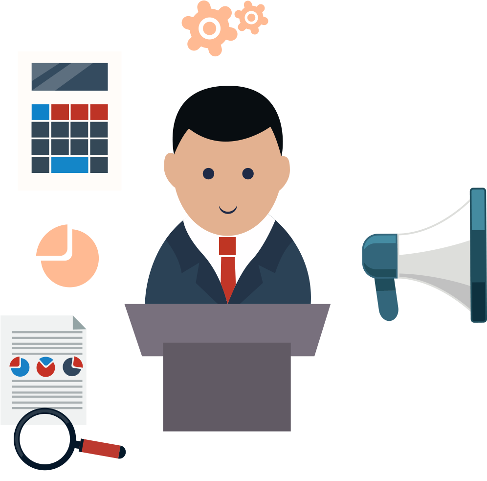 Vector Flat White-collar Office Work - Vector Graphics (1200x981)