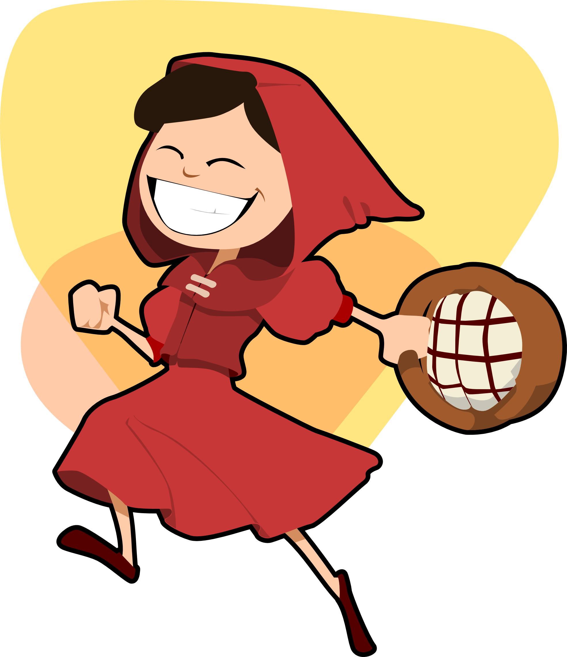 Little Red Riding Hood Scalable Vector Graphics - Little Red Riding Hood Poem (1969x2279)