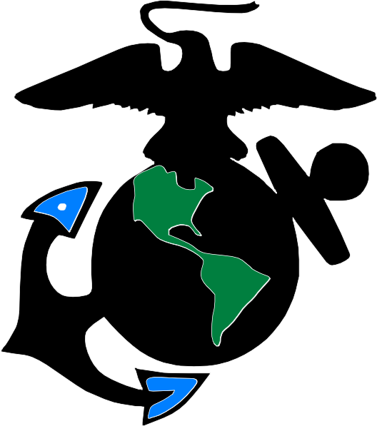 Marine - Clipart - Usmc Logo Clip Art (528x597)