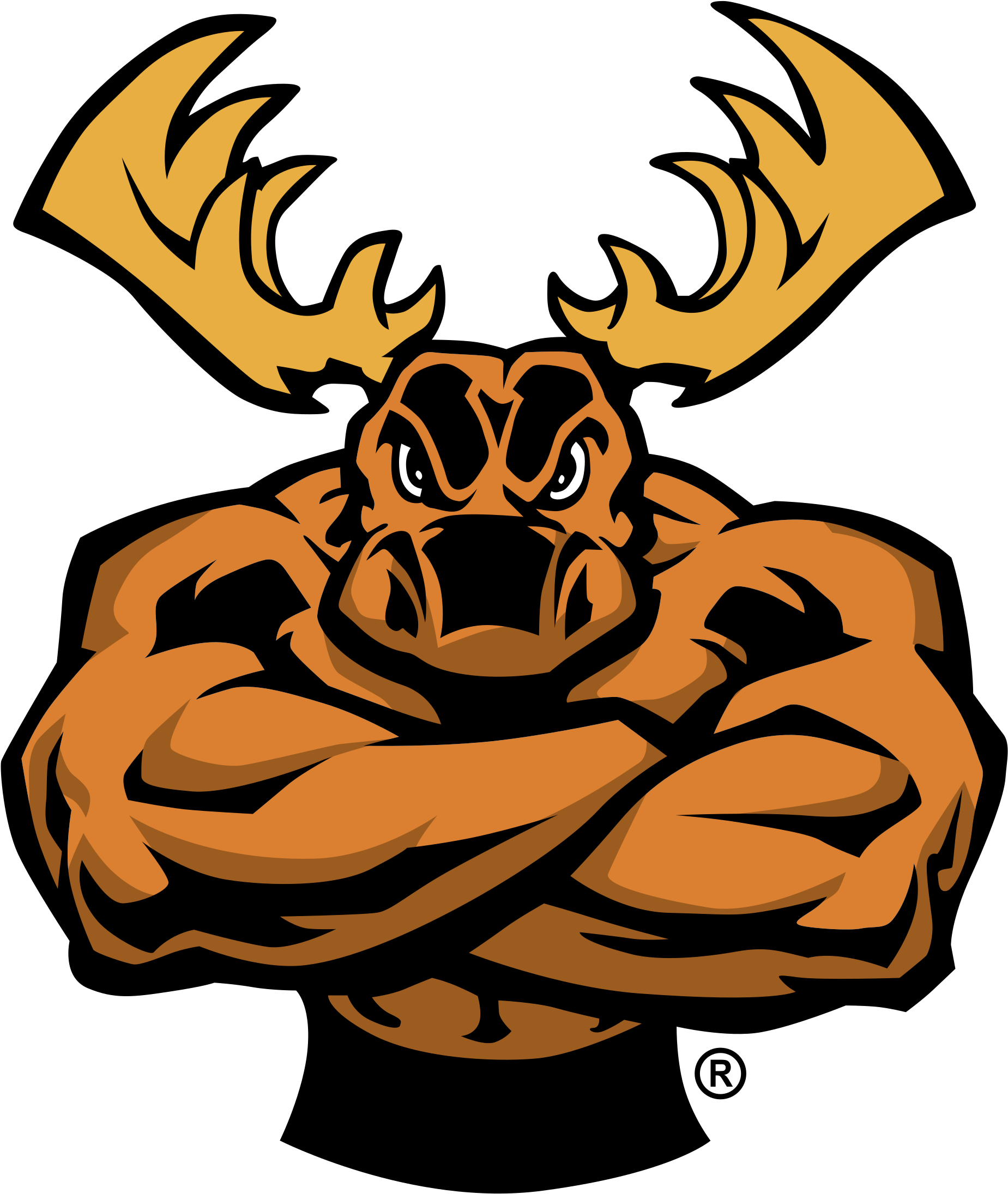 Moose Off Road Apparel Logo Black And White - Moose (2400x2400)