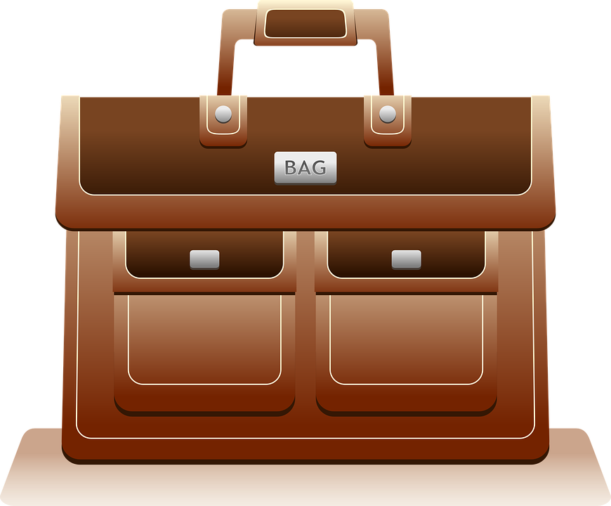 Business Briefcase Cliparts 23, Buy Clip Art - Briefcase (870x720)