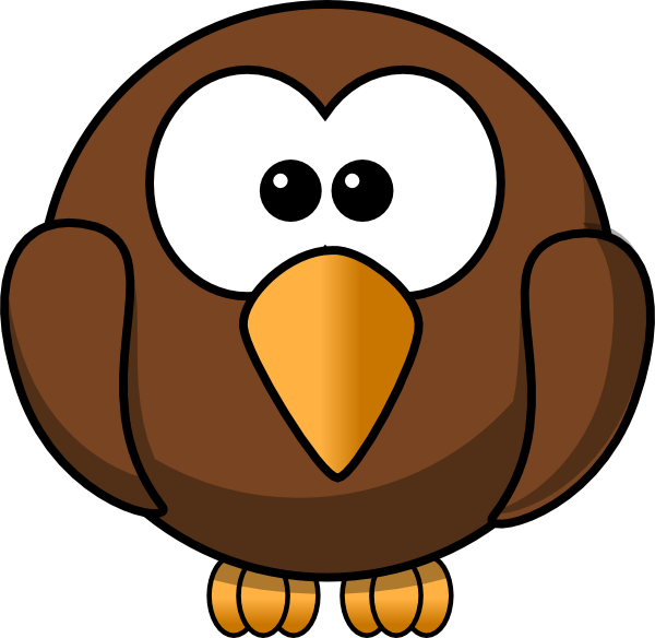 Aguila Clip Art At Clker - Cartoon Owl (600x584)