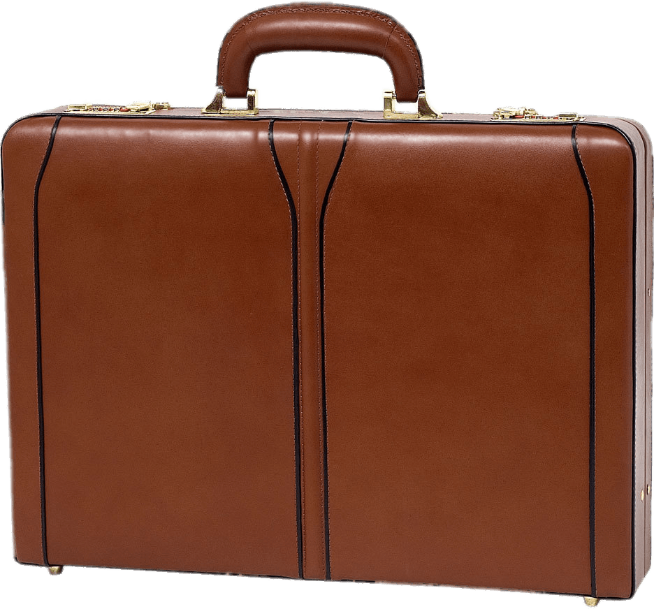 Brown Briefcase Png - 1973 Ashburn Attache Case (936x872)