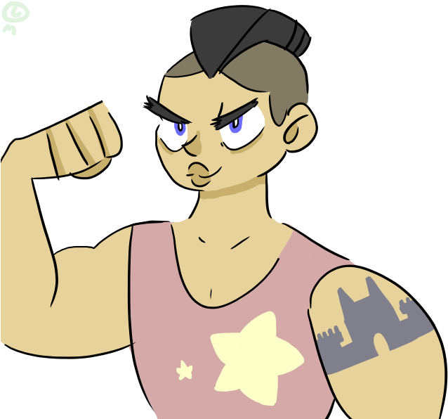 Buff Princess By Pliiowiord - Cartoon (700x600)