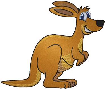 Kangaroo Cartoon Png Photo - Cartoon Picture Of Kangaroo (400x328)