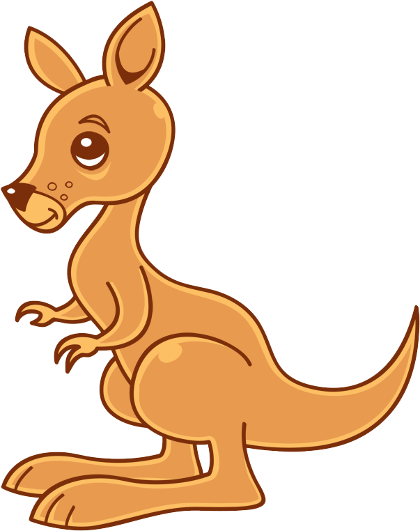 Kangaroo Cartoon Png Picture - Kangaroo Character (1160x772)