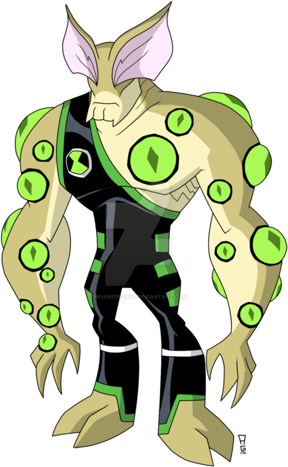 English - Name - &nbsp - Ghost Arms Fusion Between - Ben 10 Reboot Eye Guy (846x945)