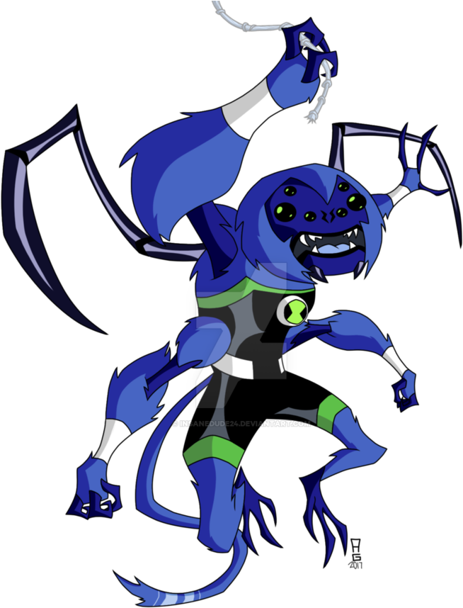 English - Name - &nbsp - Ghost Arms Fusion Between - Diamondhead Ben 10 (846x945)