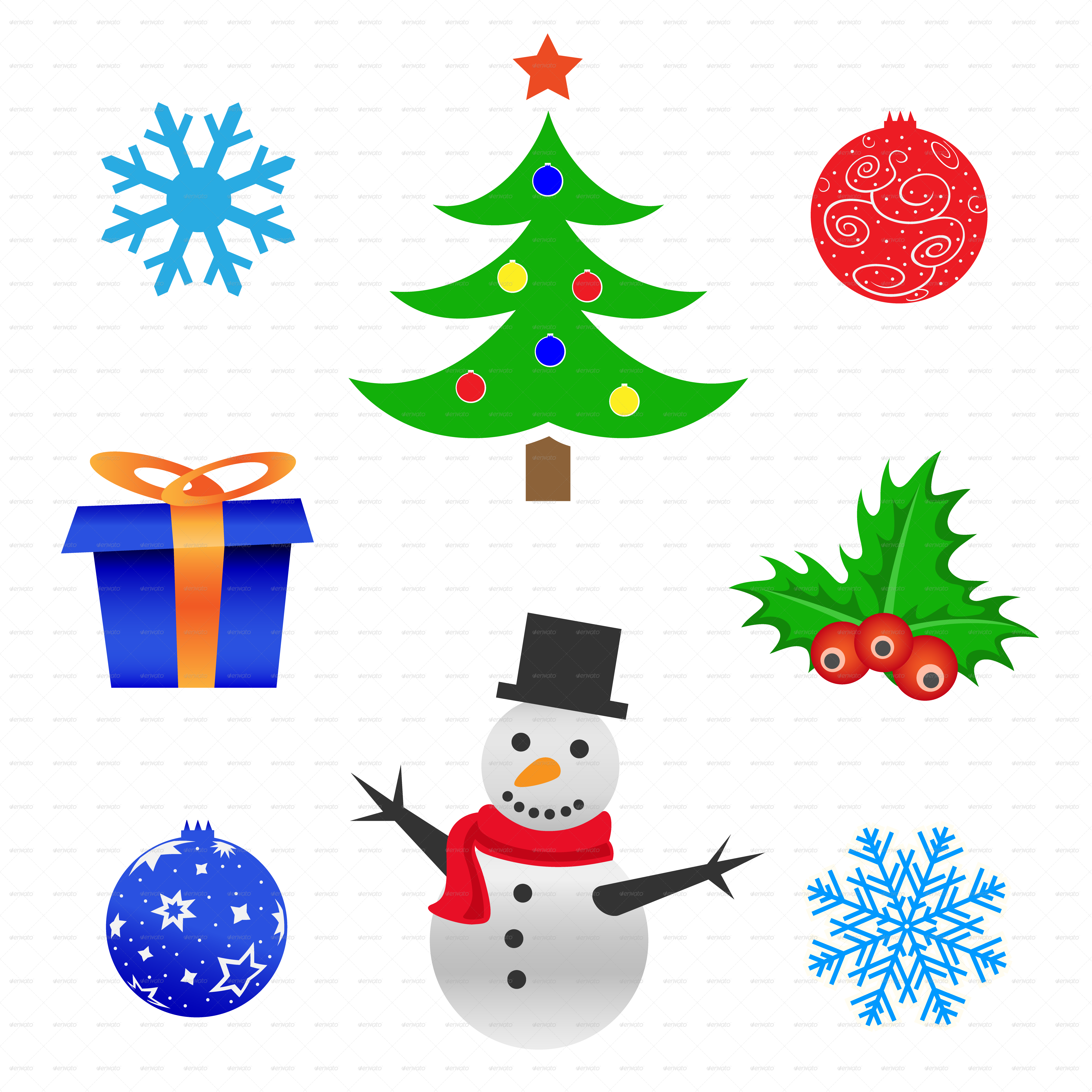Christmas And New Year Card Collection - New Year Card (4961x4961)