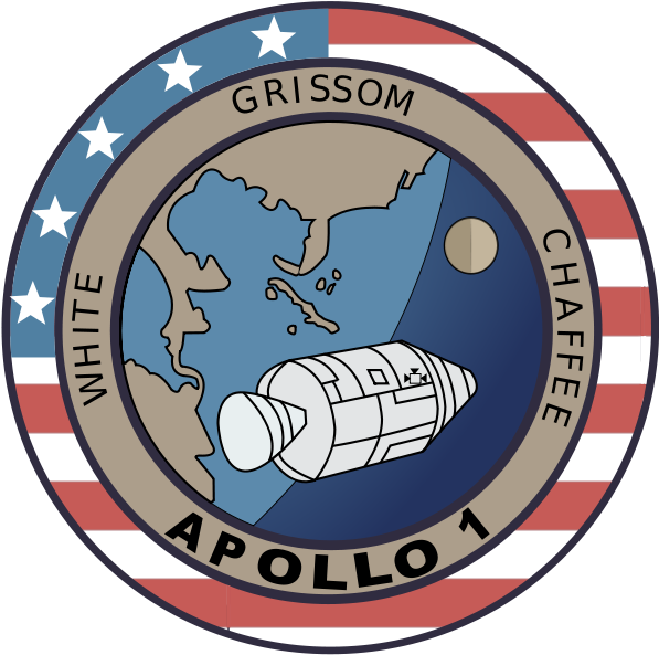 Apollo 1 Never Launched As A Fire Started Destroying - Apollo 1 Mission Logo (600x600)
