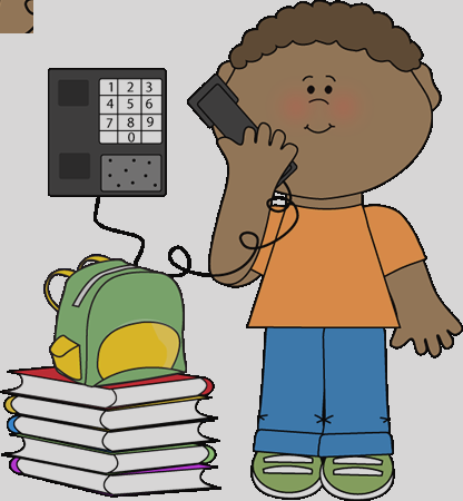 Classroom Job Clip Art Helper Student Clipart - Kid Phone Clipart (416x450)