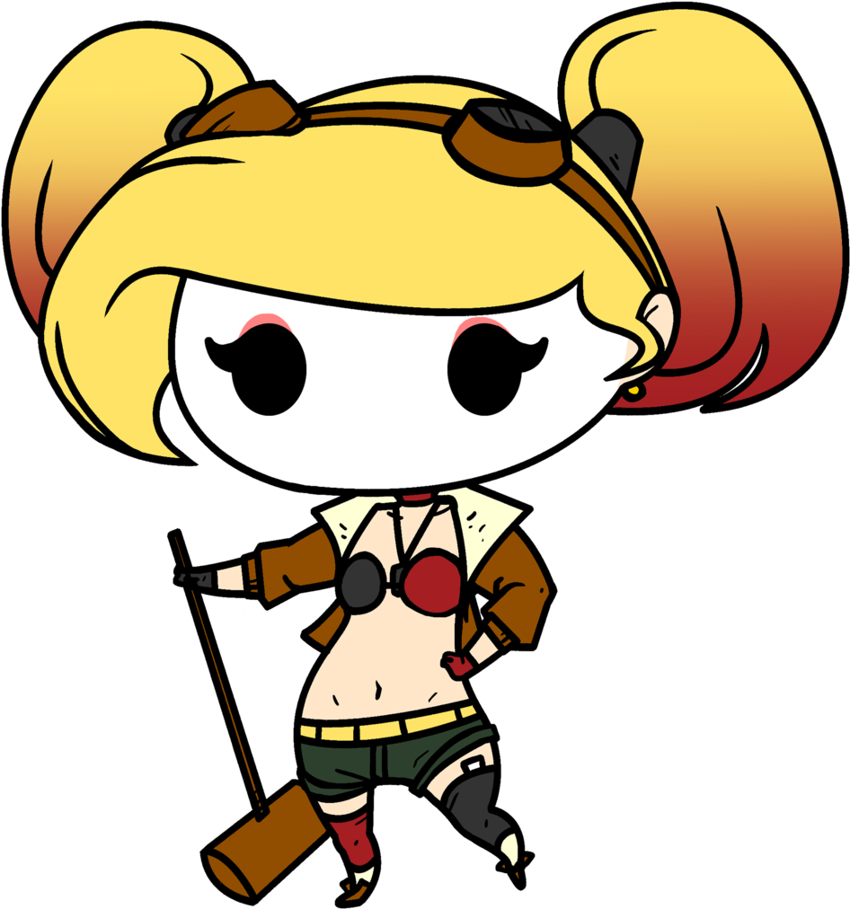 Bombshell Harley Quinn By Cheyenney Bombshell Harley - Cartoon (1024x1024)