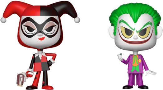 Funko Vynl Harley Quinn & The Joker - Joker And Harley Quinn Vinyl (541x541)