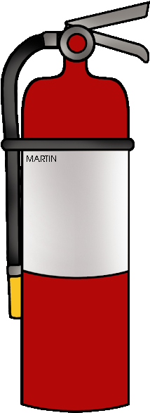 Fire Extinguisher Clipart - Fire Extinguisher Clipart (254x648)