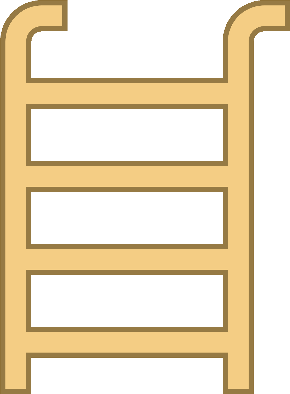 Ladder Icon - Icon (1600x1600)