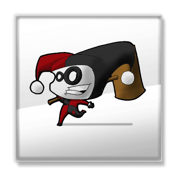 Harley Quinn Chibi - Cartoon (600x600)