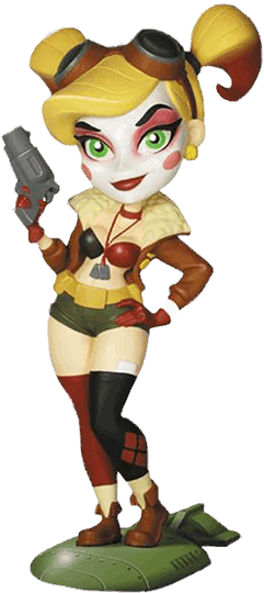 Harley Quinn Dc Bombshells 7” Vinyl Figure - Bombshell Harley Quinn Figure (600x600)