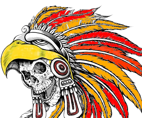 Aztec Warrior - Bald Eagle (496x413)