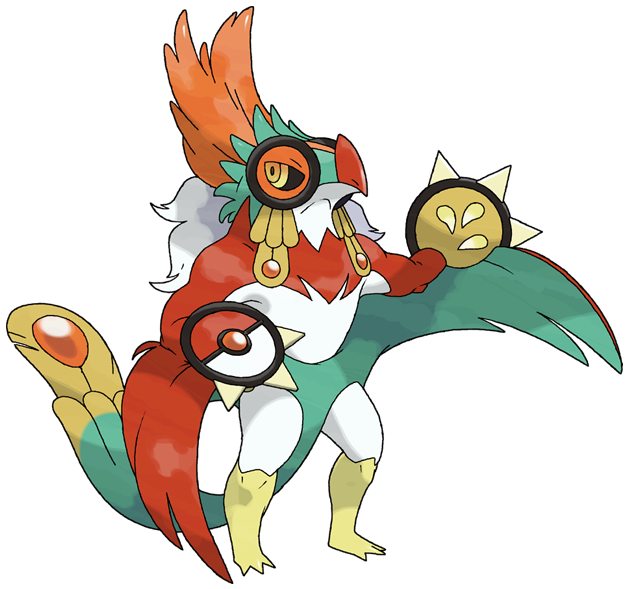 Mega Hawlucha Fighting / Flying *based On Aztec Eagle - Hawlucha Evoluciones (650x600)