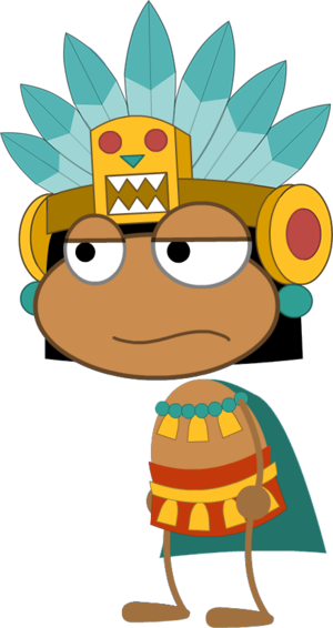 Aztec King - Aztecs (300x566)