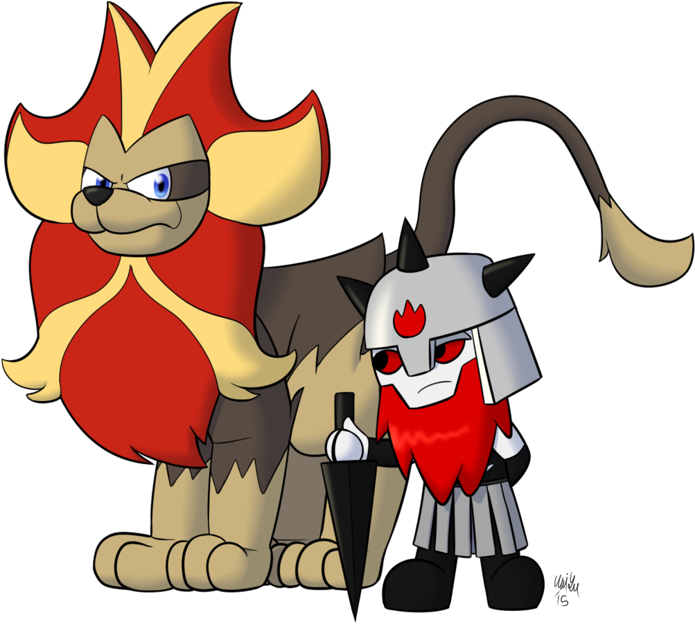 Katonator 5 2 Bludbeard And A Pyroar By Katonator - World Of Warriors Fan Art (1024x918)